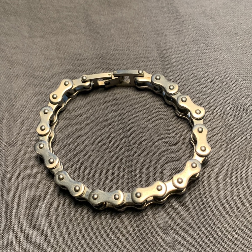 Stainless Steel Motorcycle Chain Bracelet